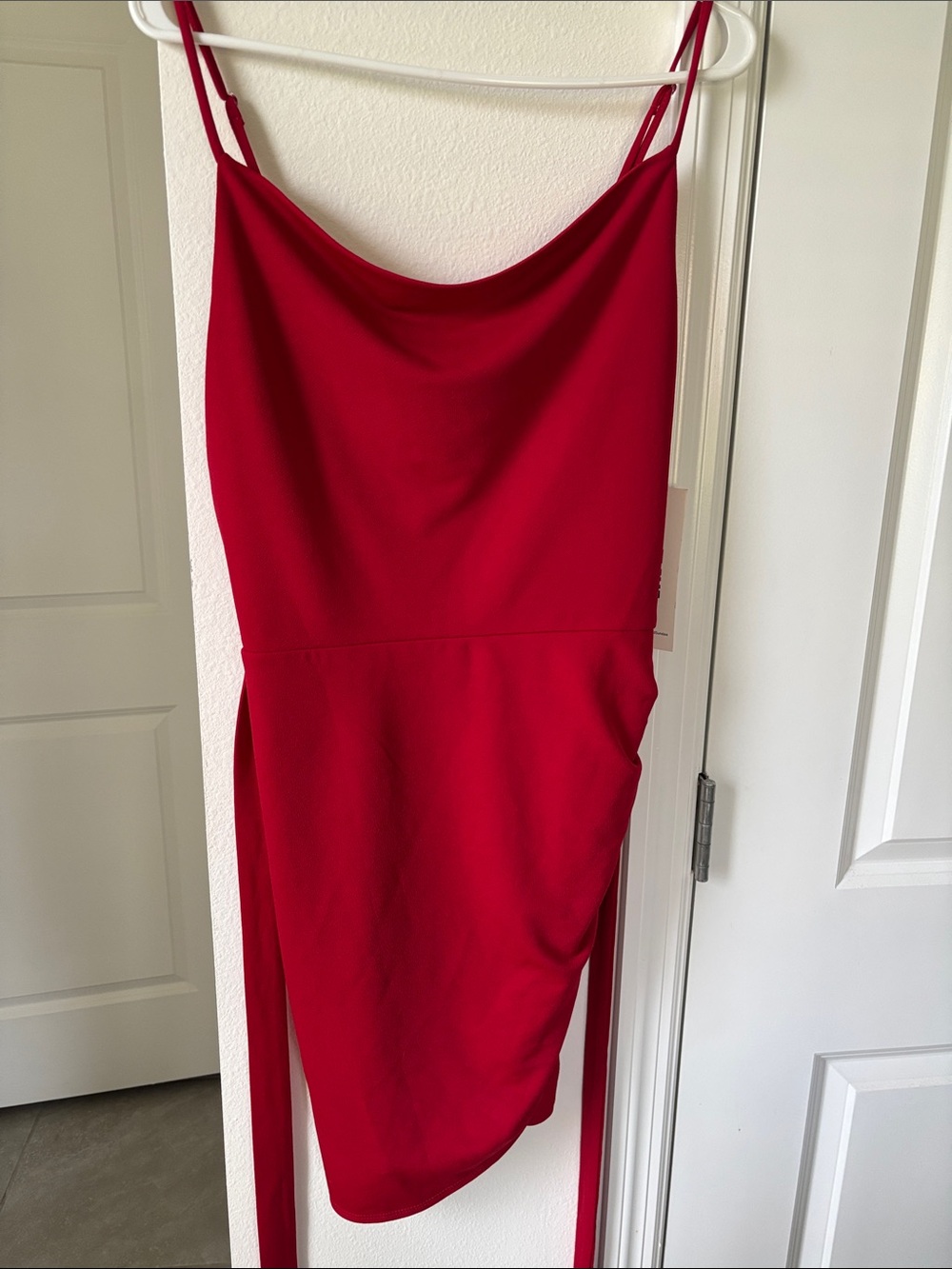 Emerald Sundae Scarlet Spaghetti-Strap Mini Dress